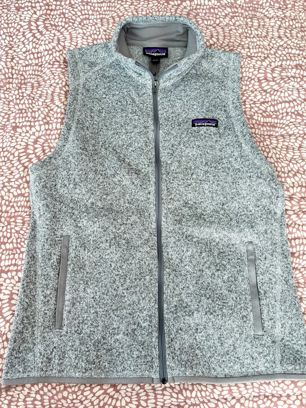 Patagonia Light Gray Heather Full-Zip Jacket